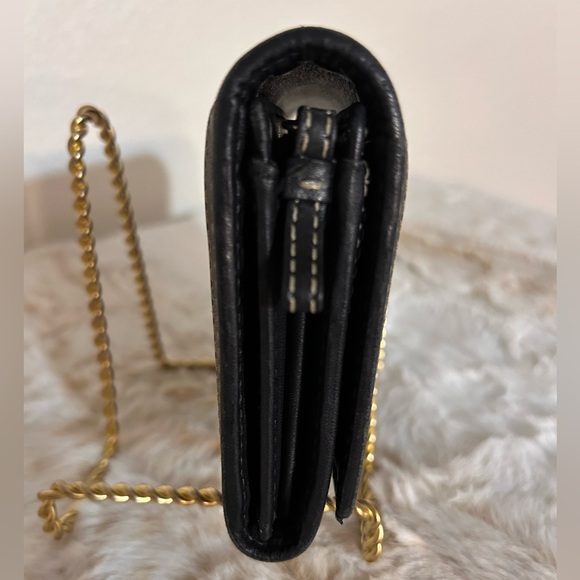 Coach Black Leather & Canvas detailed excellent used condition wallet. - Picture 3 of 6